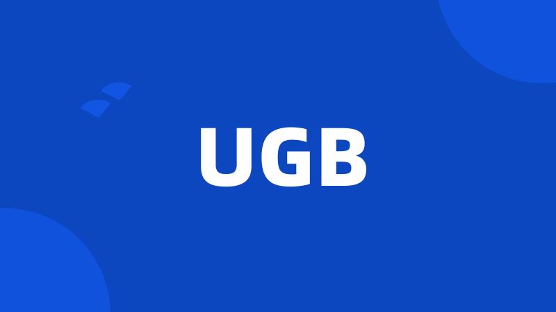 UGB