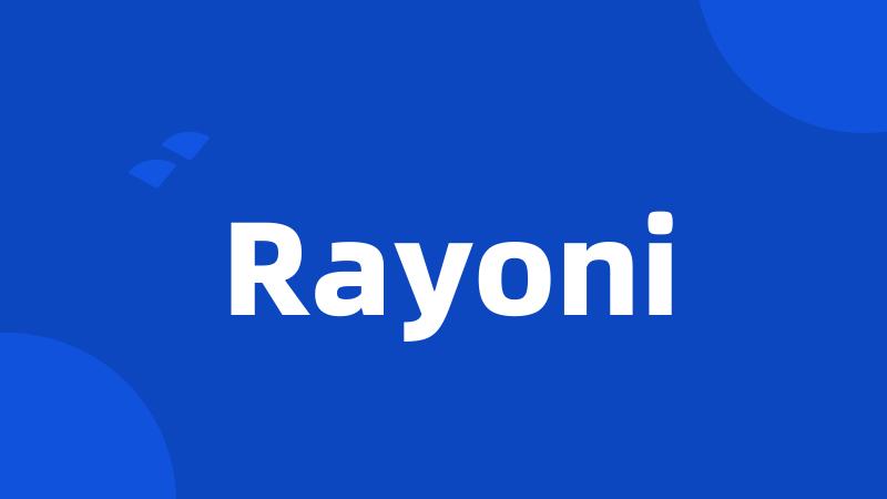 Rayoni