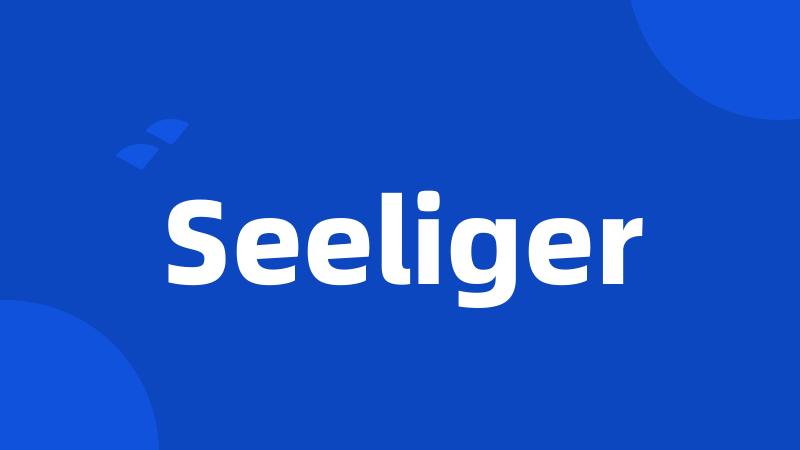 Seeliger