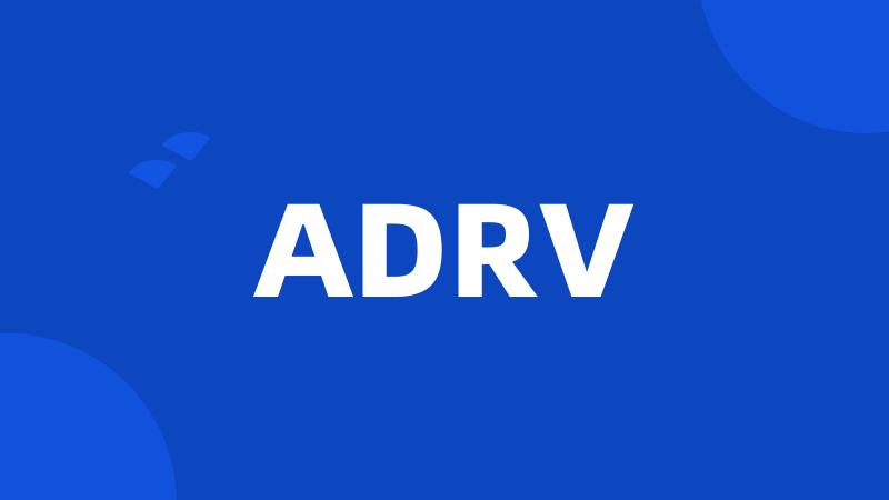 ADRV