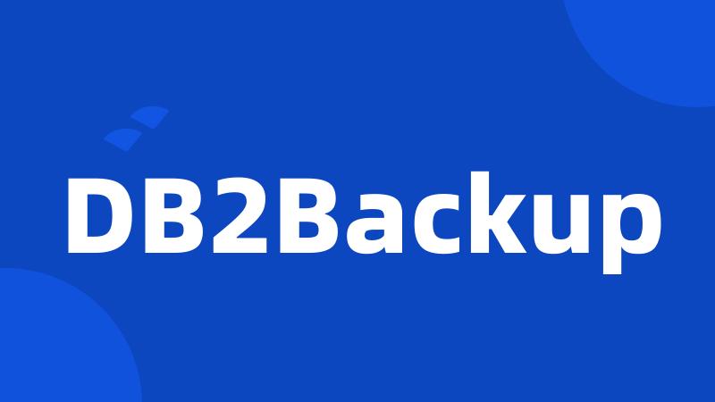 DB2Backup