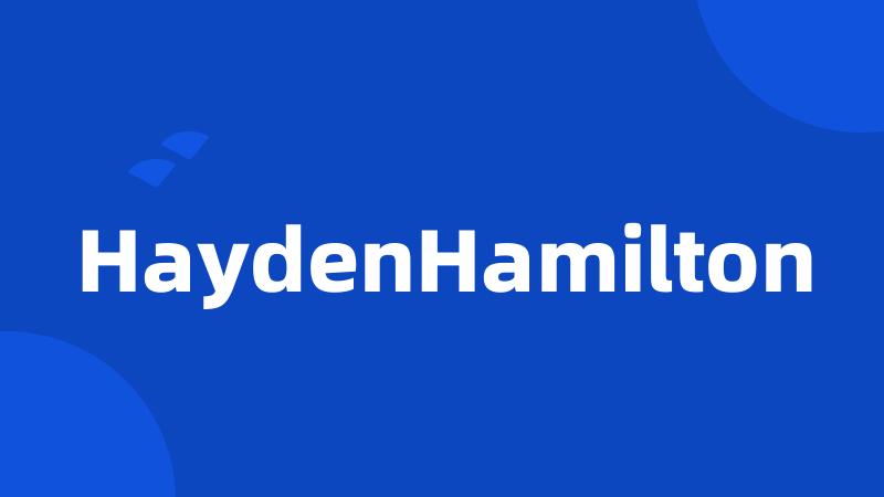 HaydenHamilton