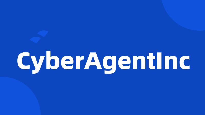 CyberAgentInc