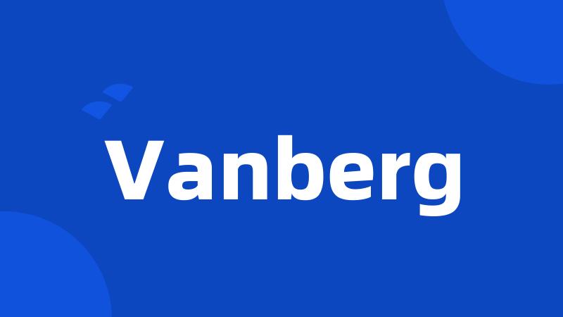 Vanberg