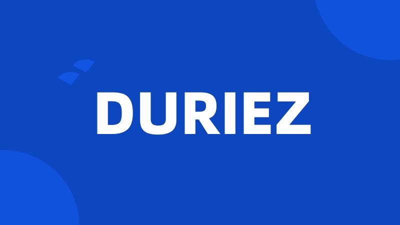 DURIEZ