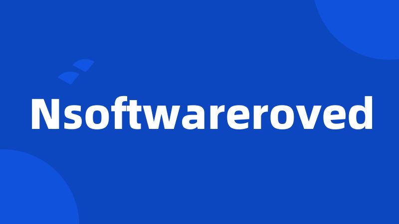 Nsoftwareroved