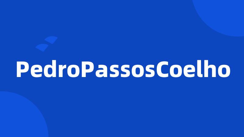 PedroPassosCoelho