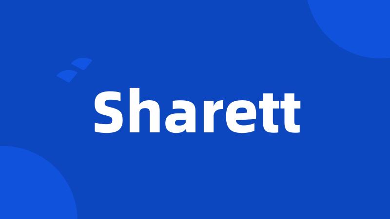 Sharett