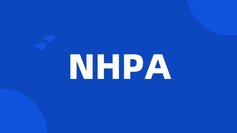 NHPA