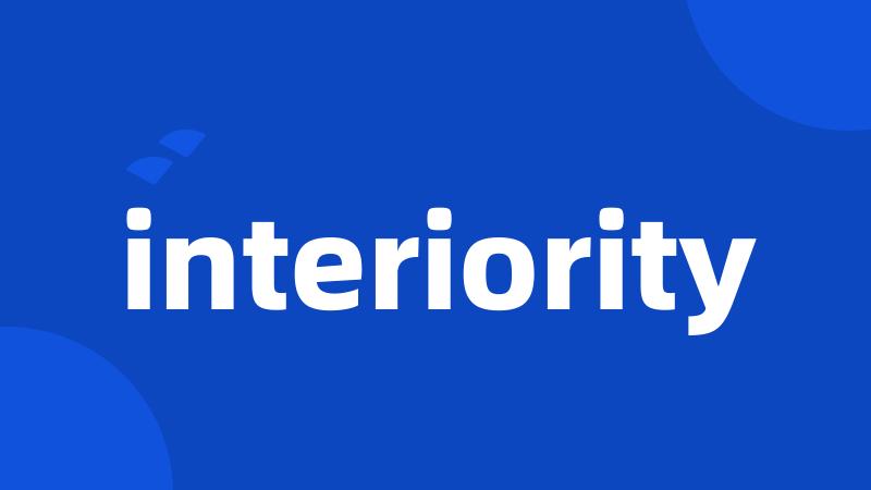 interiority