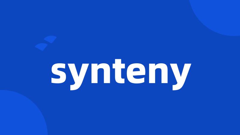 synteny