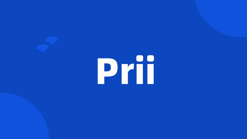 Prii