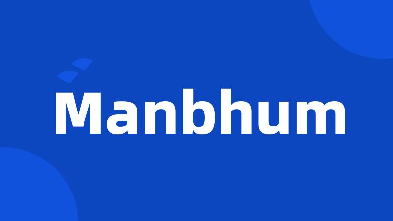 Manbhum