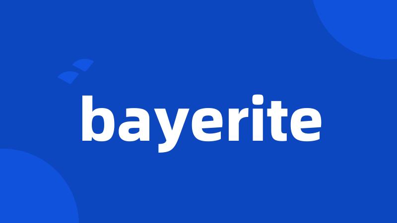 bayerite