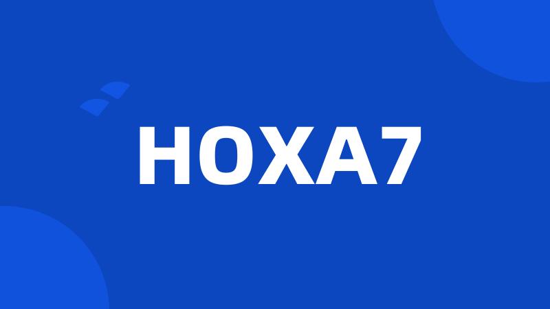 HOXA7