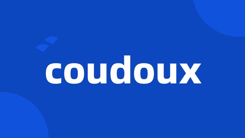 coudoux