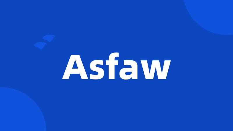 Asfaw