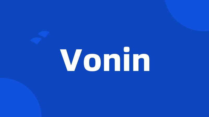 Vonin