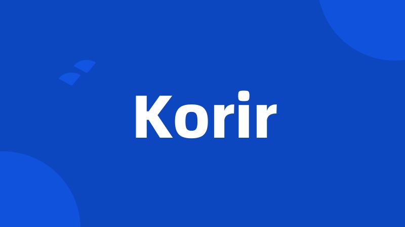 Korir