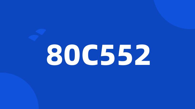 80C552