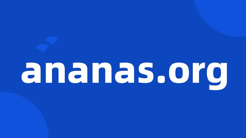 ananas.org