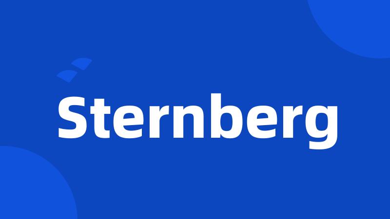 Sternberg