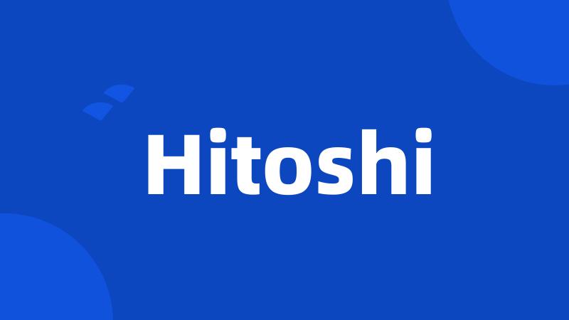 Hitoshi