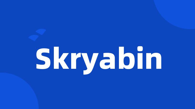 Skryabin