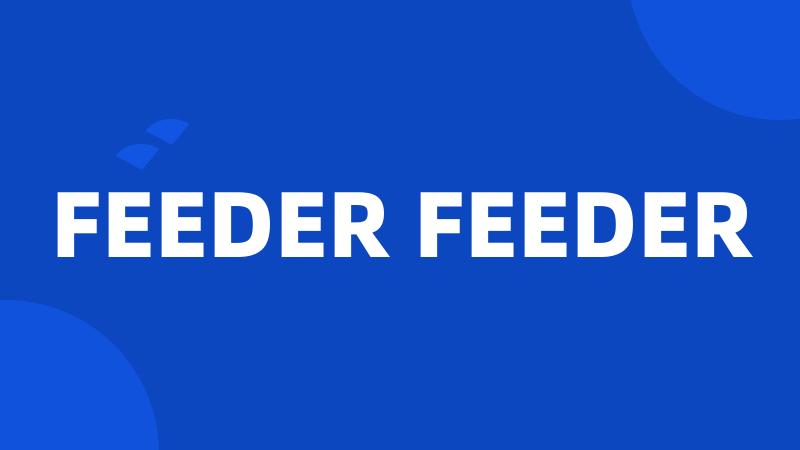 FEEDER FEEDER