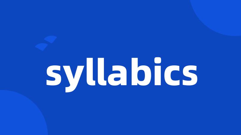 syllabics