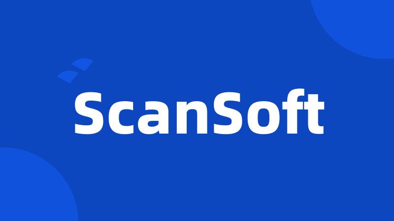 ScanSoft