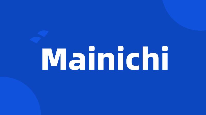 Mainichi