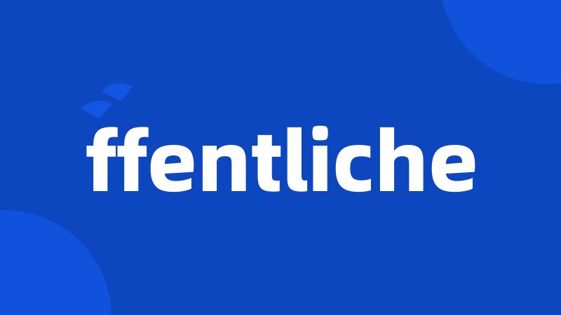 ffentliche