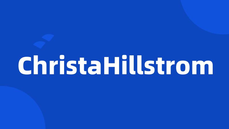 ChristaHillstrom