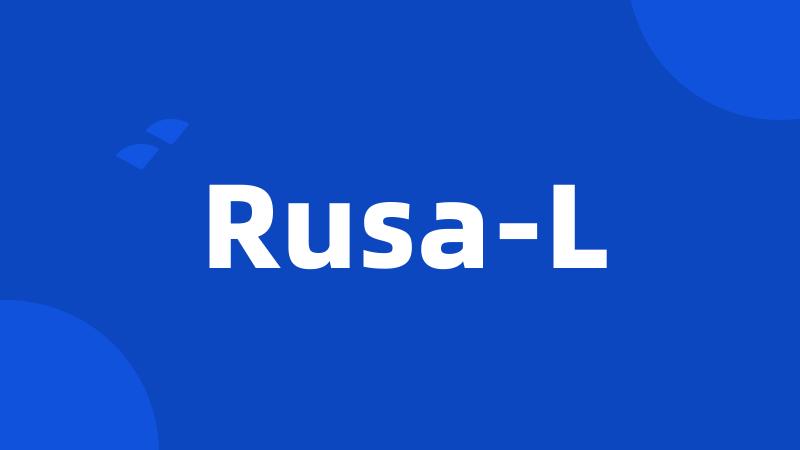 Rusa-L