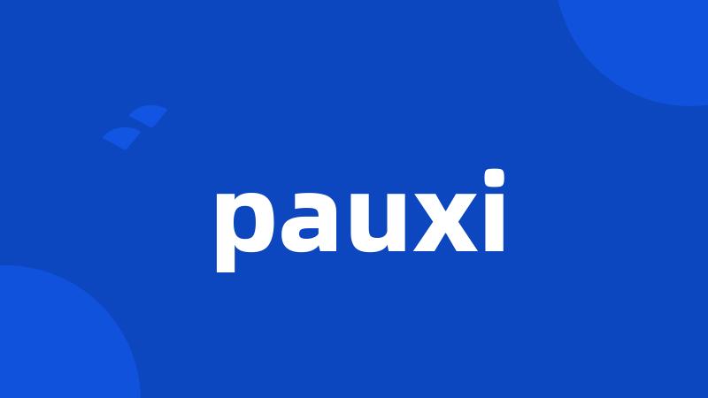 pauxi