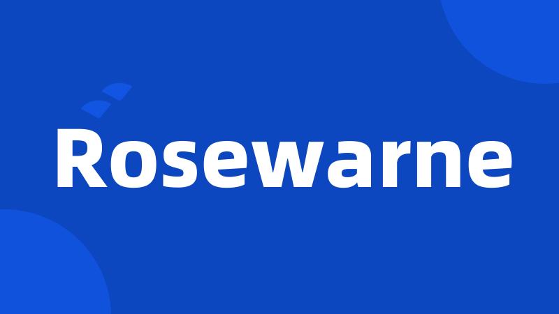 Rosewarne