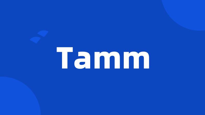 Tamm