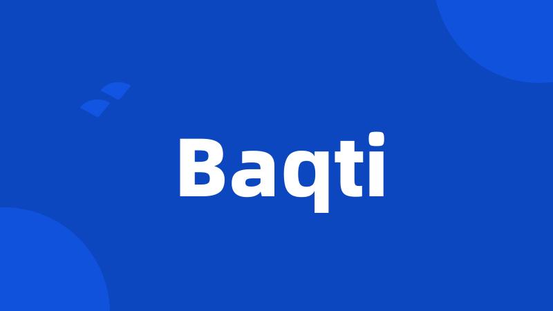 Baqti