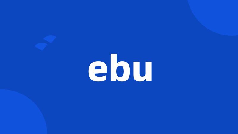 ebu