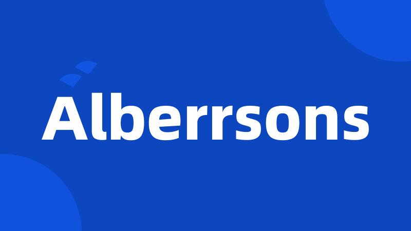 Alberrsons