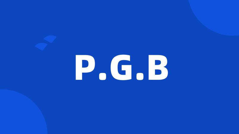 P.G.B