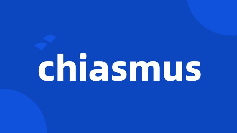 chiasmus