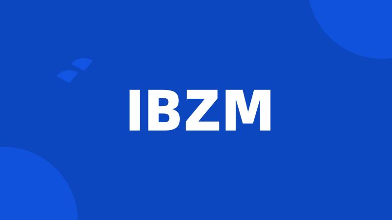 IBZM