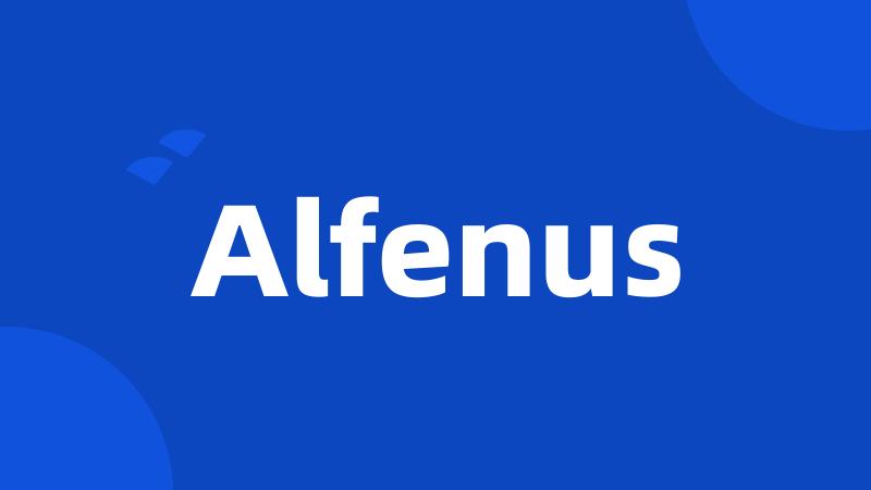 Alfenus