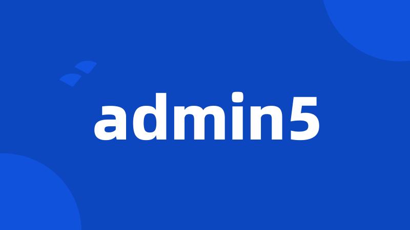 admin5