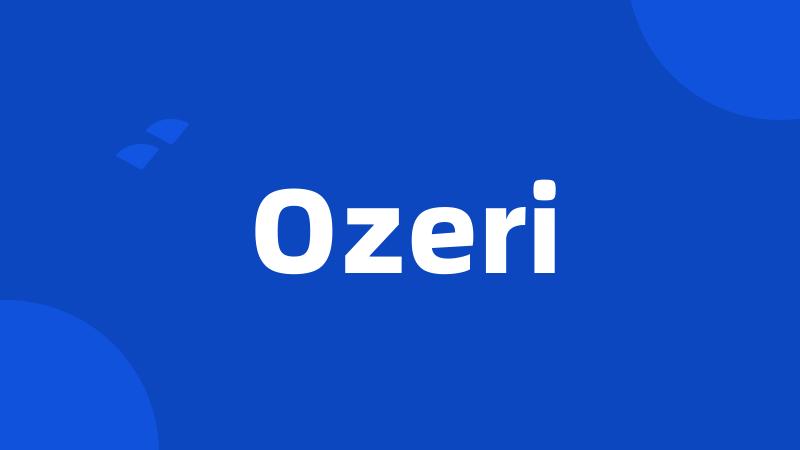 Ozeri