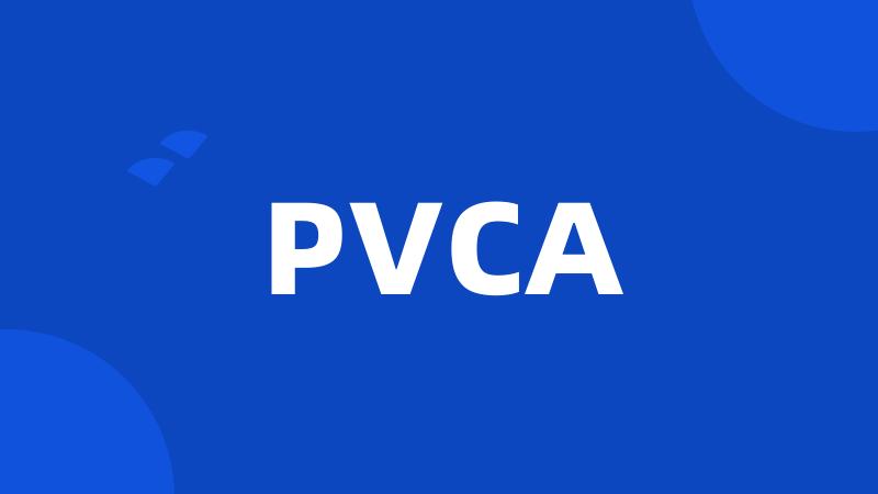 PVCA