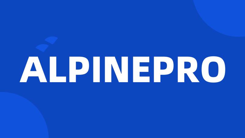 ALPINEPRO