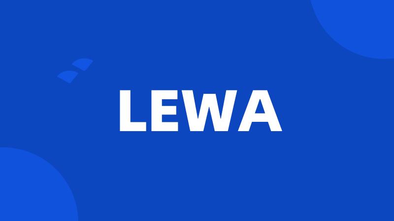 LEWA